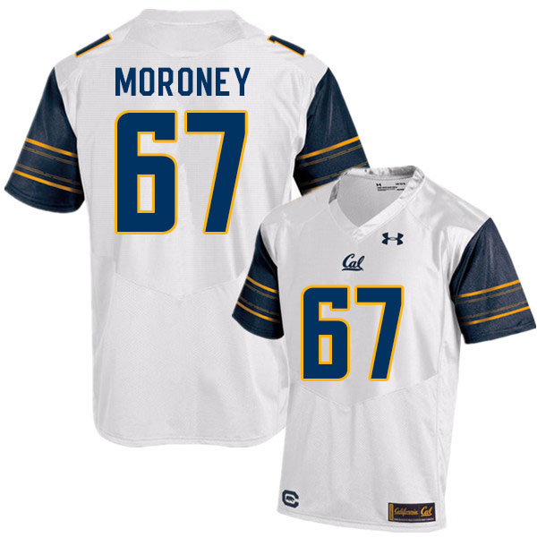 Men #67 Colin Moroney Cal Bears College Football Jerseys Sale-White - Click Image to Close